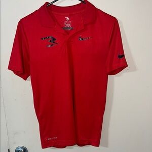 Nike Youth Large Red Polo Shirt